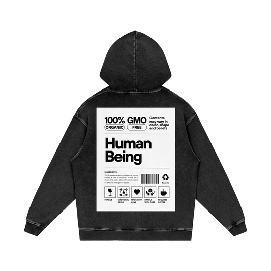"Human Being" Oversize Hoodie
